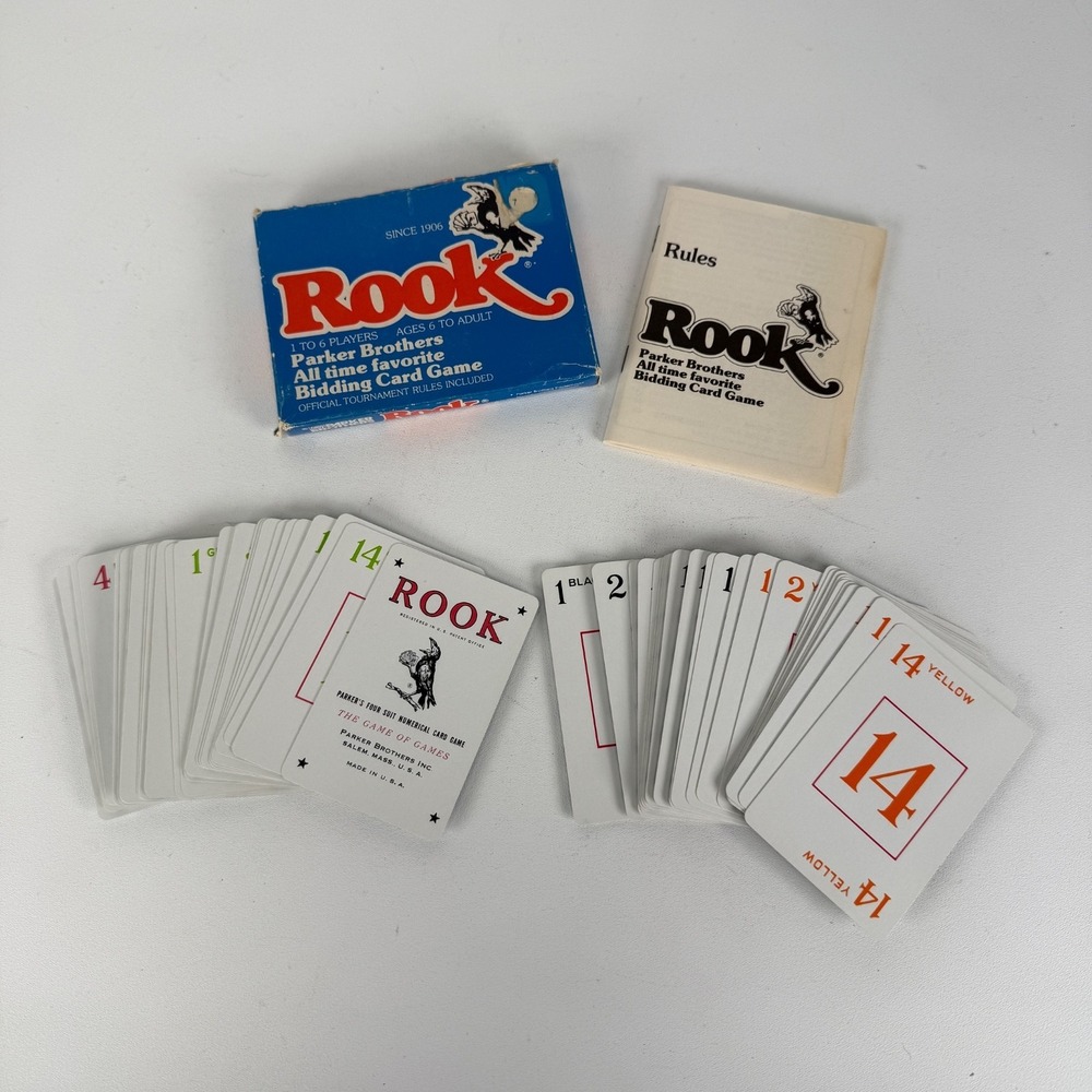 1978 ROOK Card Game Parker Brothers Cards Vintage NOB‎ Complete